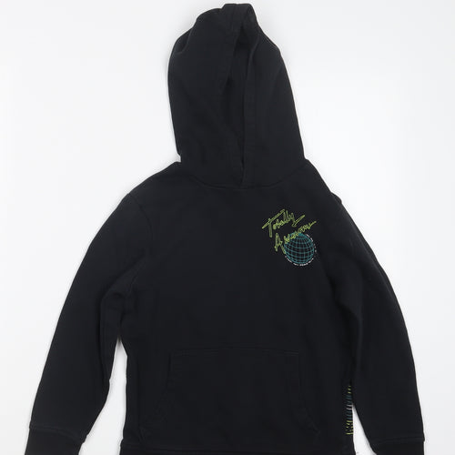 George Boys Black   Pullover Hoodie Size 7-8 Years