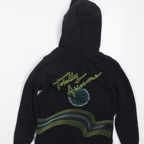 George Boys Black   Pullover Hoodie Size 7-8 Years