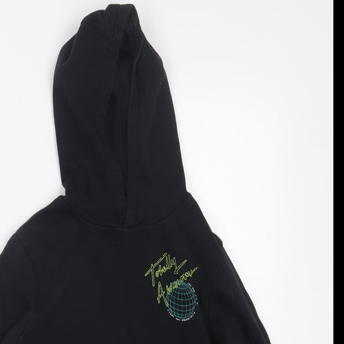 George Boys Black   Pullover Hoodie Size 7-8 Years