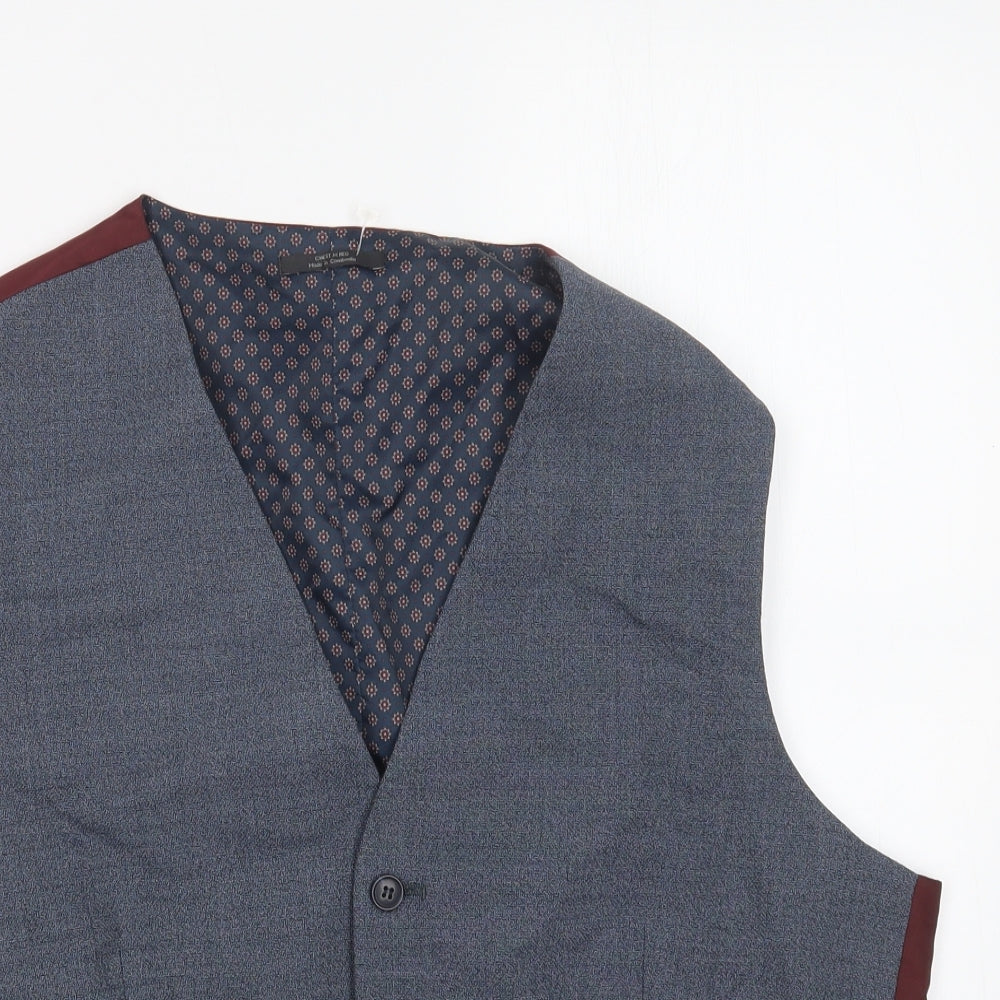 Marks and Spencer Mens Grey   Jacket Waistcoat Size M