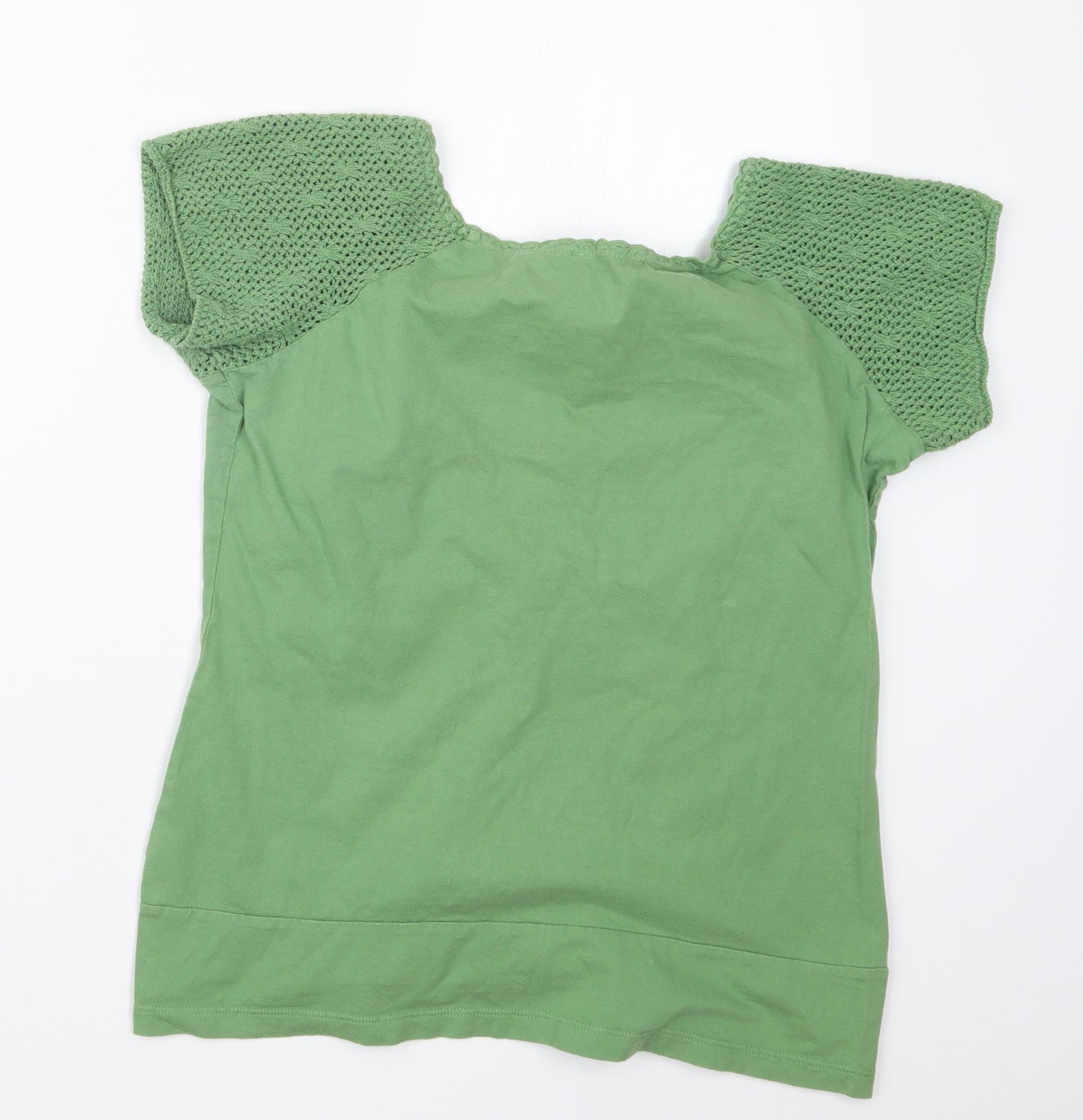 Per Una Womens Green   Basic T-Shirt Size 14