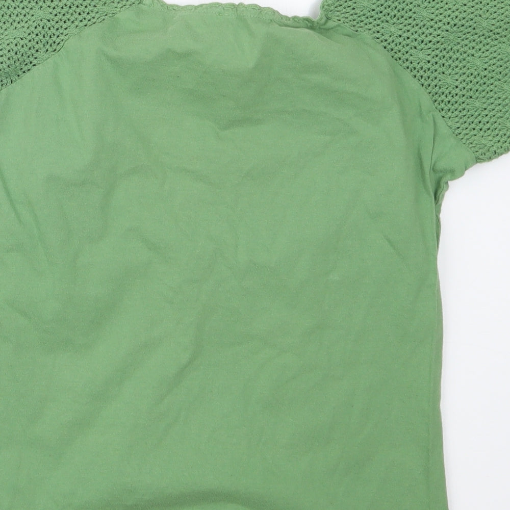 Per Una Womens Green   Basic T-Shirt Size 14
