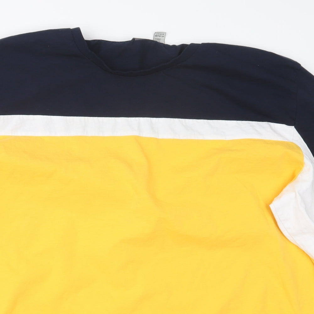 ASOS Mens Yellow    T-Shirt Size 4XL