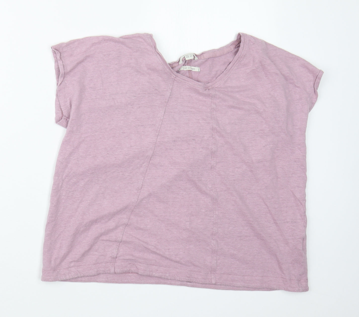 White Stuff Womens Purple   Basic T-Shirt Size 16