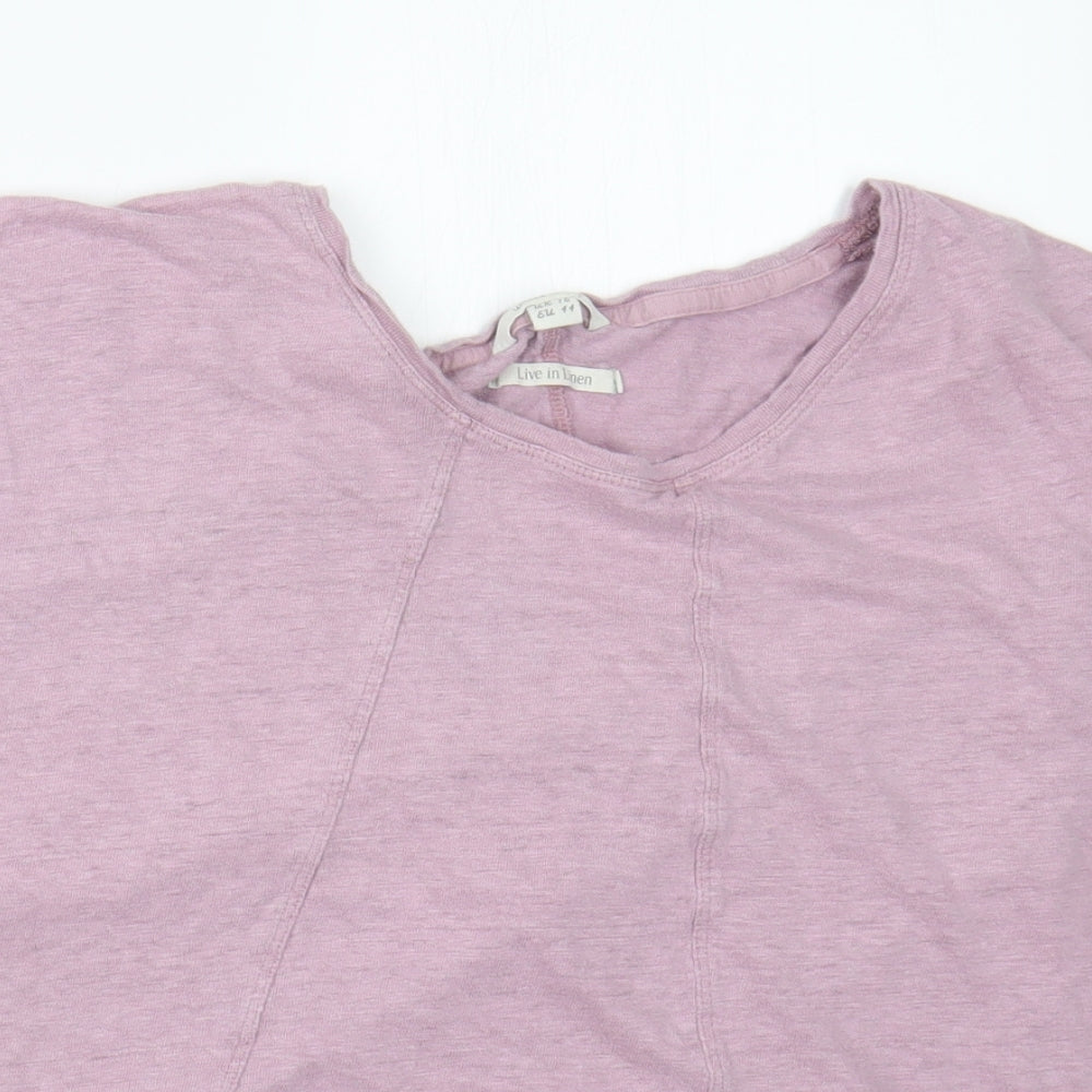 White Stuff Womens Purple   Basic T-Shirt Size 16