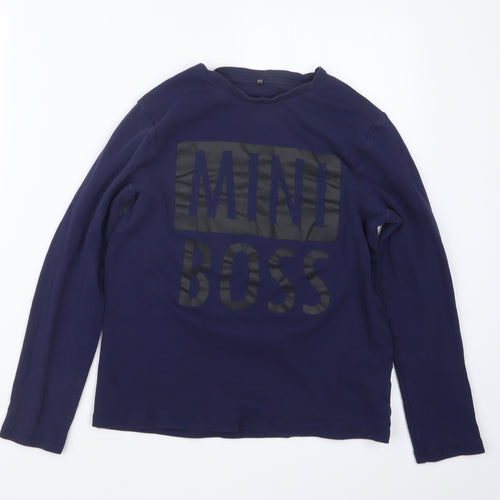 George Boys Blue   Basic T-Shirt Size 13-14 Years