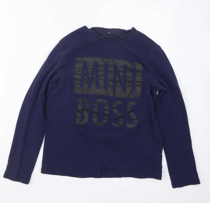 George Boys Blue Basic T-Shirt Size 13-14 Years