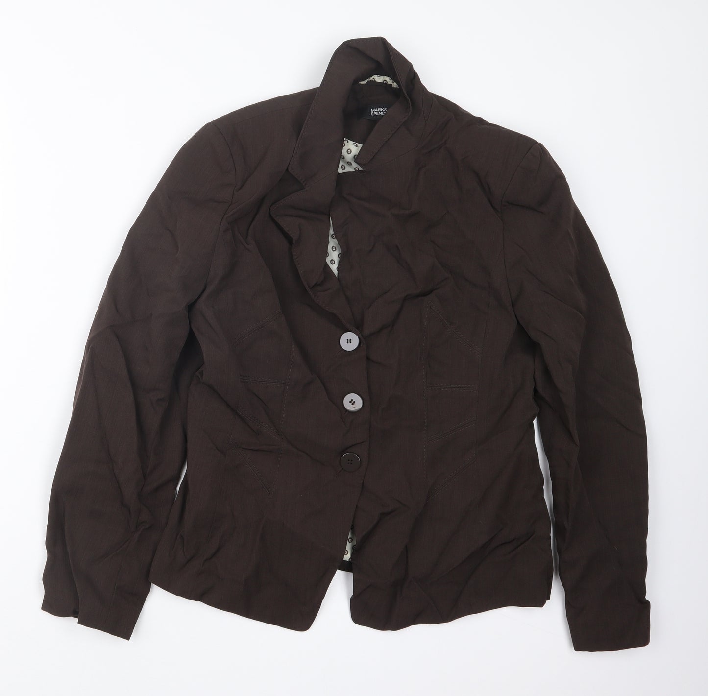 Marks and Spencer Womens Brown   Jacket  Size 12