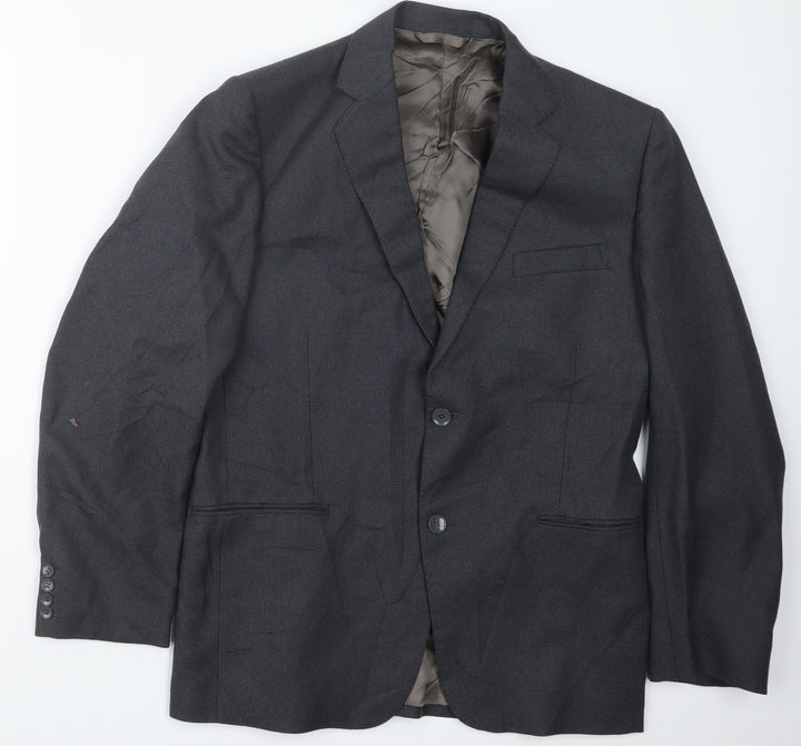 Jackson Mens Grey Jacket Suit Jacket Size 36
