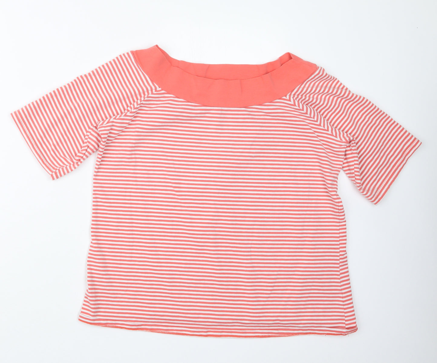 F&F Womens Pink Striped  Basic T-Shirt Size 20