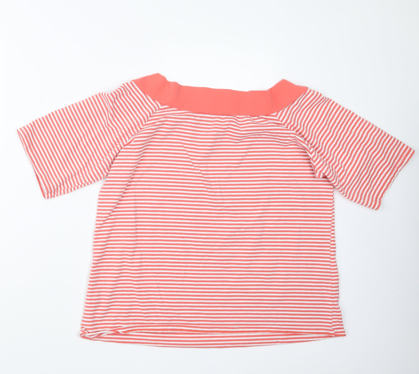 F&F Womens Pink Striped  Basic T-Shirt Size 20