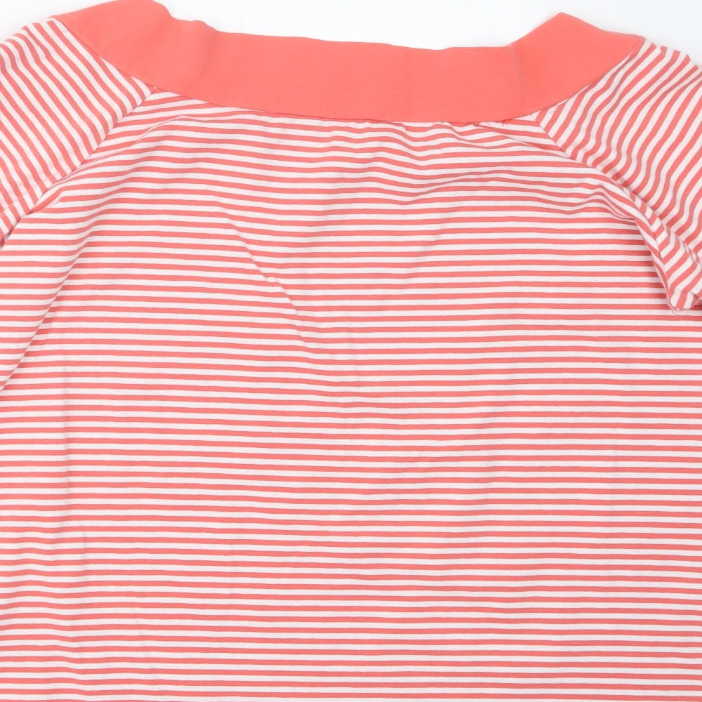 F&F Womens Pink Striped  Basic T-Shirt Size 20