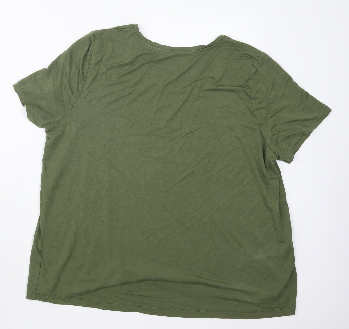 TU Womens Green   Basic T-Shirt Size 22