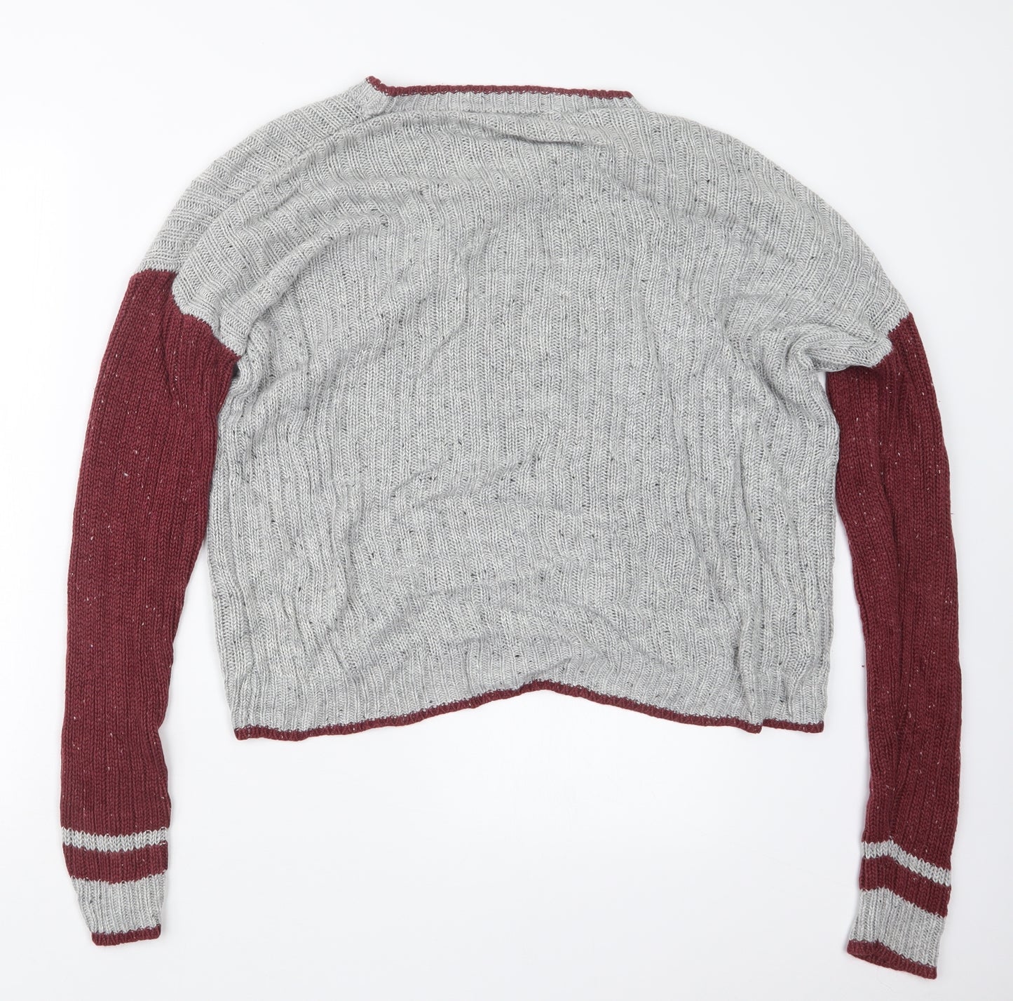 Primark Womens Grey  Knit Pullover Jumper Size 6  - Harry Potter