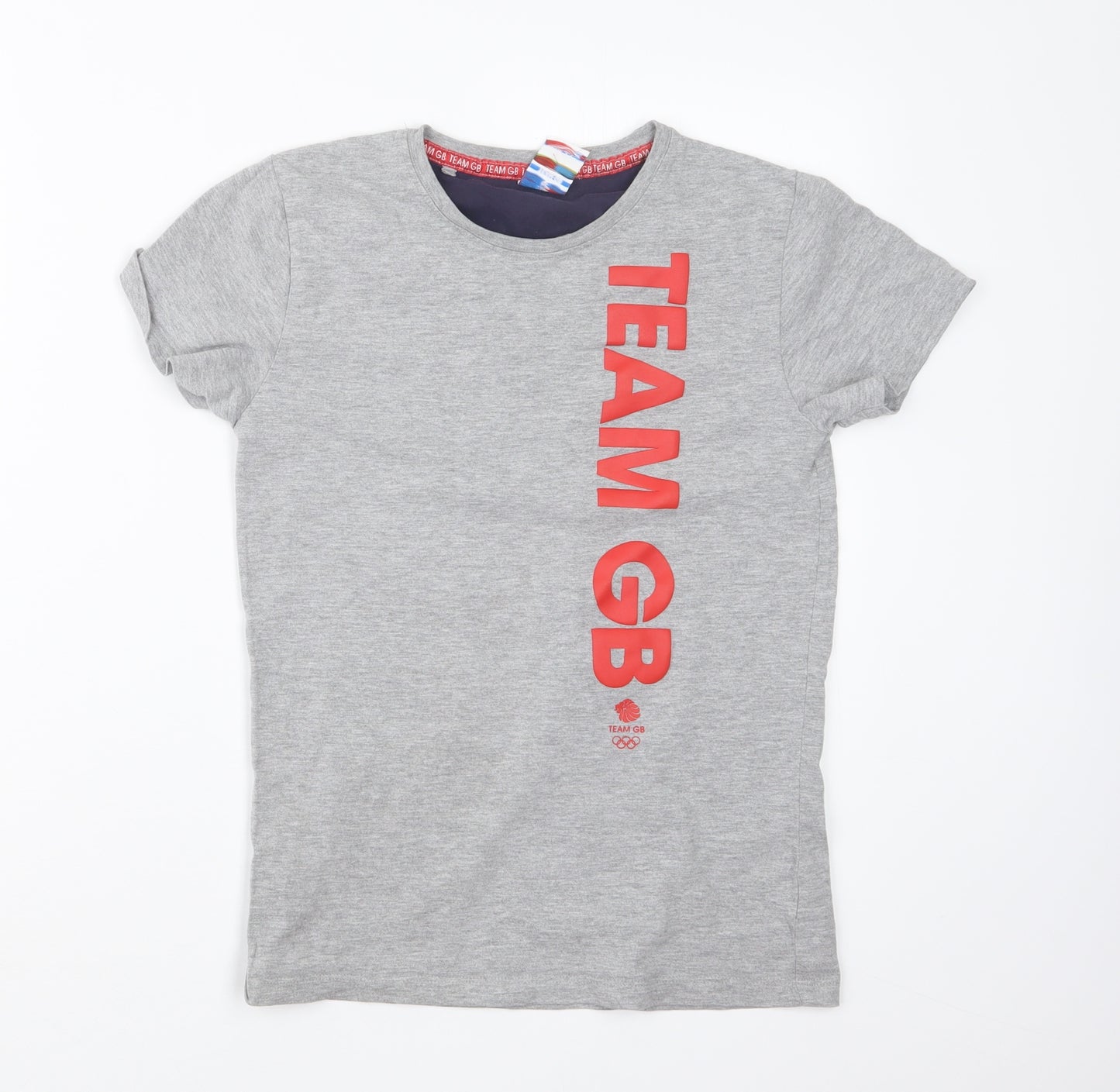 Team GB Boys Grey   Basic T-Shirt Size 11-12 Years  - Team GB