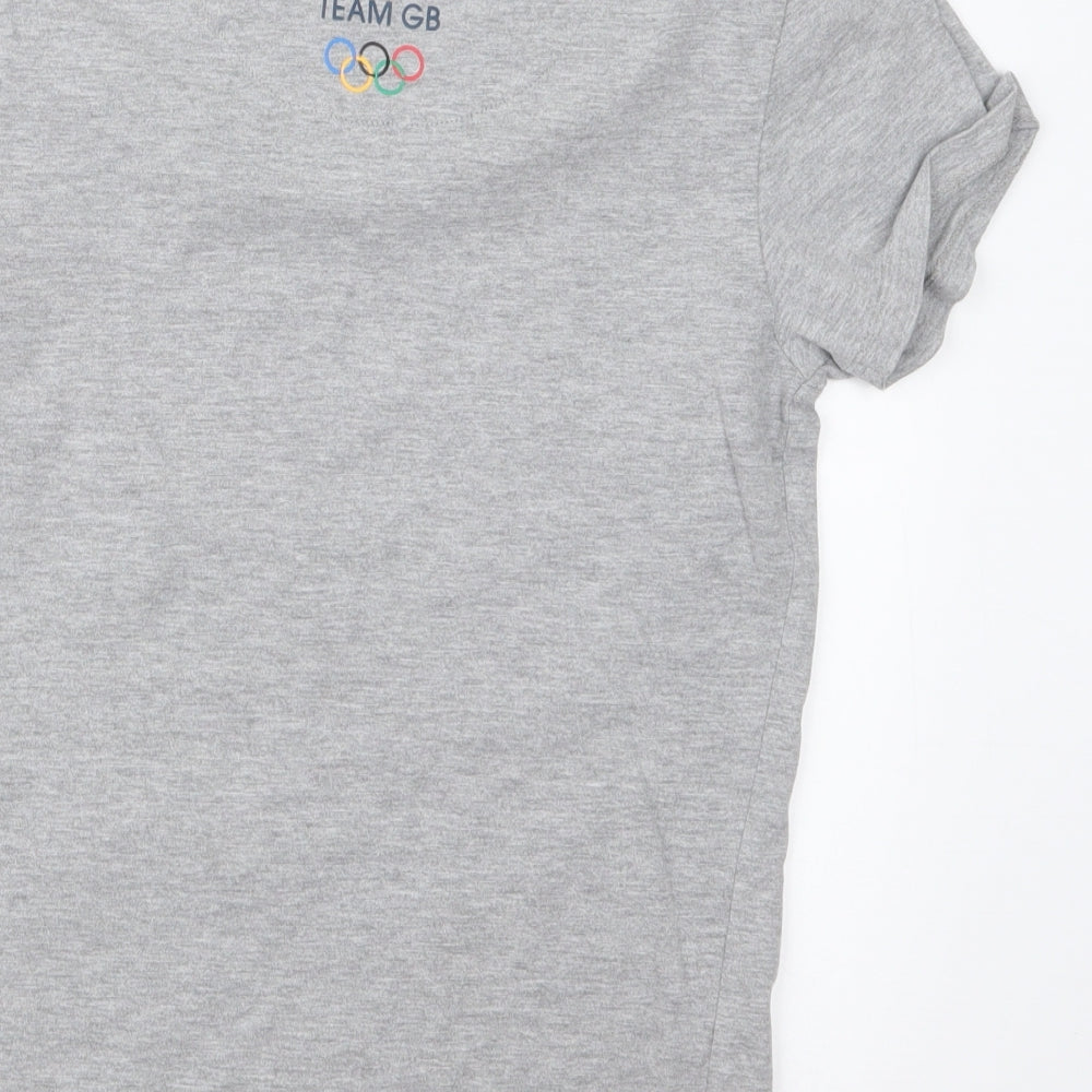 Team GB Boys Grey   Basic T-Shirt Size 11-12 Years  - Team GB