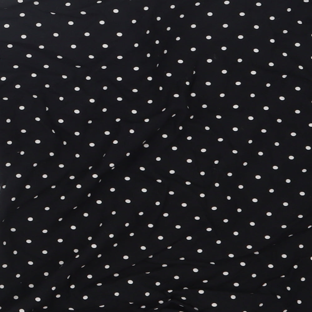 George Girls Black Polka Dot  Basic Button-Up Size 8-9 Years