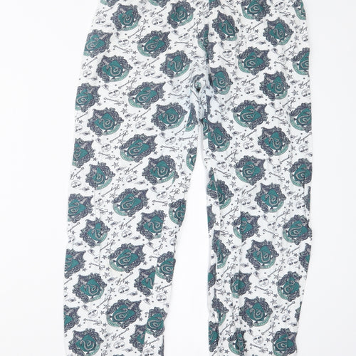 Love to Lounge Womens Blue Geometric  Capri Pyjama Pants Size 6  - Harry Potter