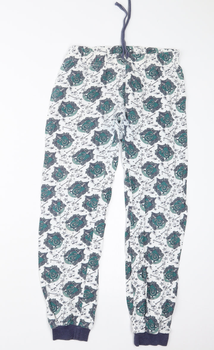 Love to Lounge Womens Blue Geometric  Capri Pyjama Pants Size 6  - Harry Potter