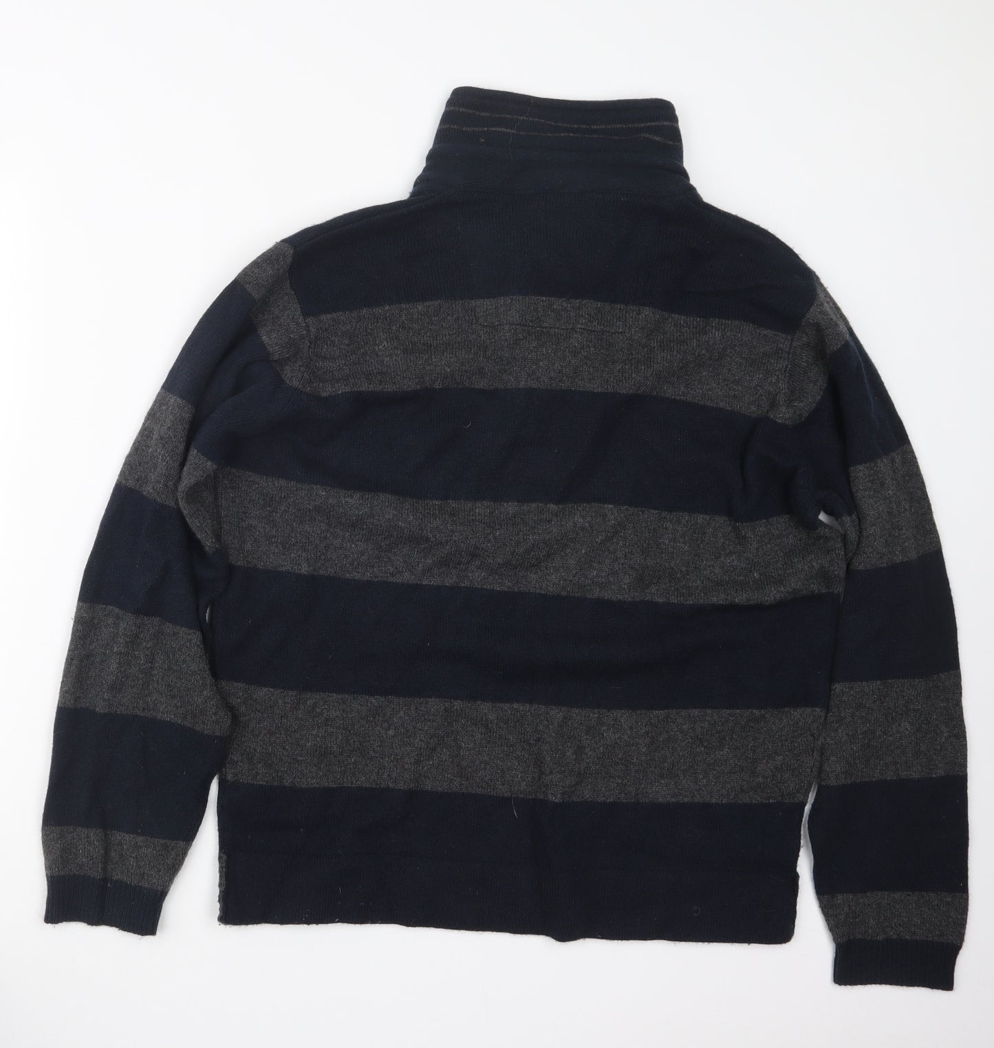 Blue Harbour Mens Blue  Knit Pullover Jumper Size M