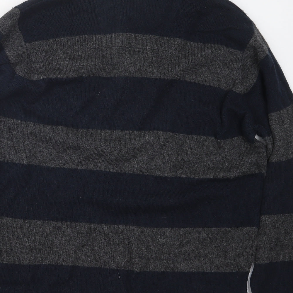 Blue Harbour Mens Blue  Knit Pullover Jumper Size M
