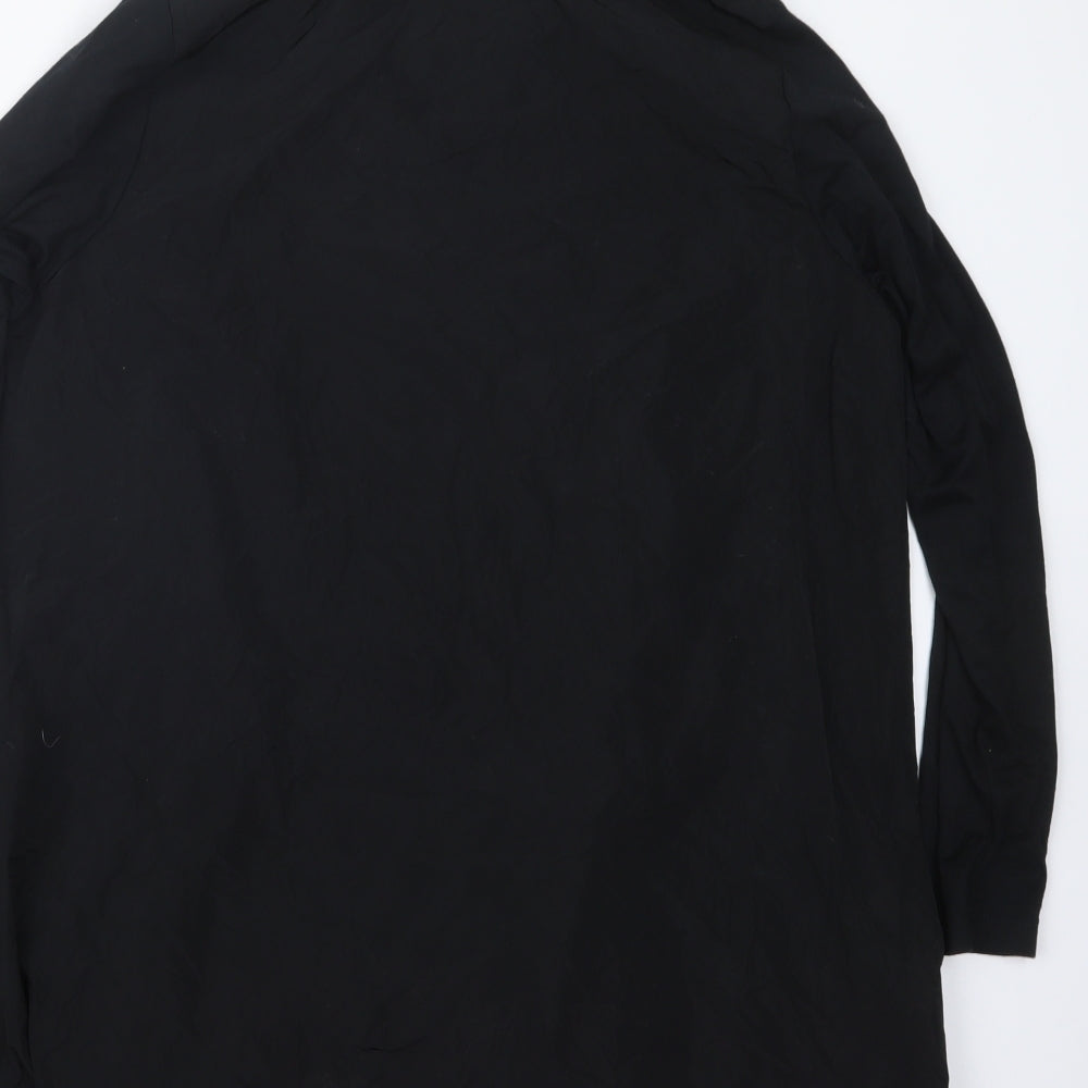 Yong Kim Womens Black   Basic T-Shirt Size 10