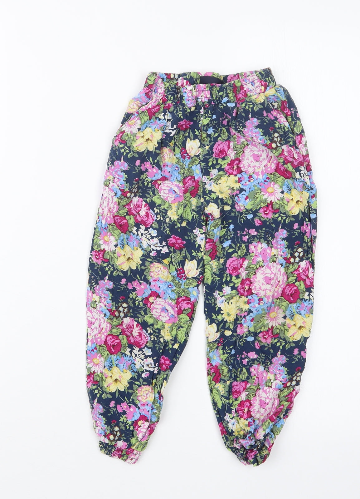 Knot So Bad Girls Pink Floral  Bloomer Trousers Size 5 Years