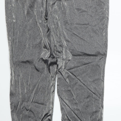 Preworn Womens Silver   Trousers  Size 36 in L30 in