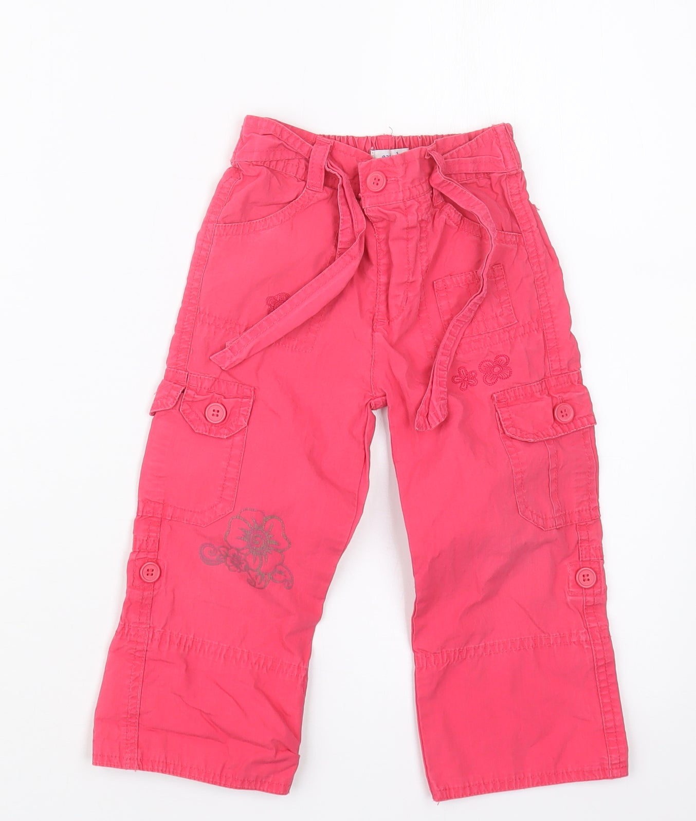 Earlydays  Pink   Cargo Trousers Size 18-24 Months