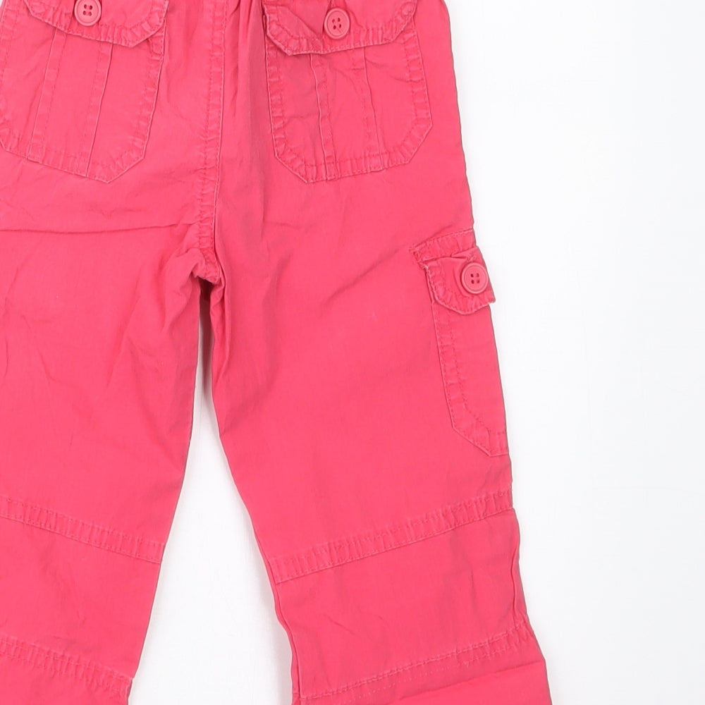 Earlydays  Pink   Cargo Trousers Size 18-24 Months