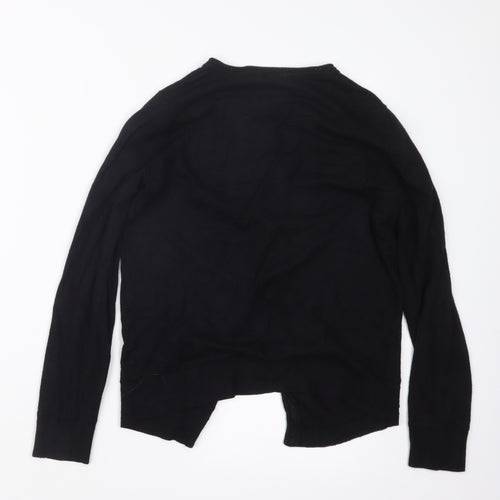TU Womens Black  Knit Cape Jumper Size 10
