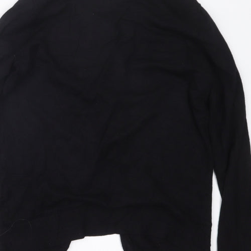 TU Womens Black  Knit Cape Jumper Size 10
