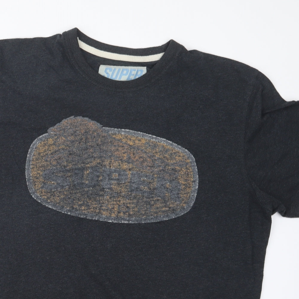 Superdry Mens Blue    T-Shirt Size L
