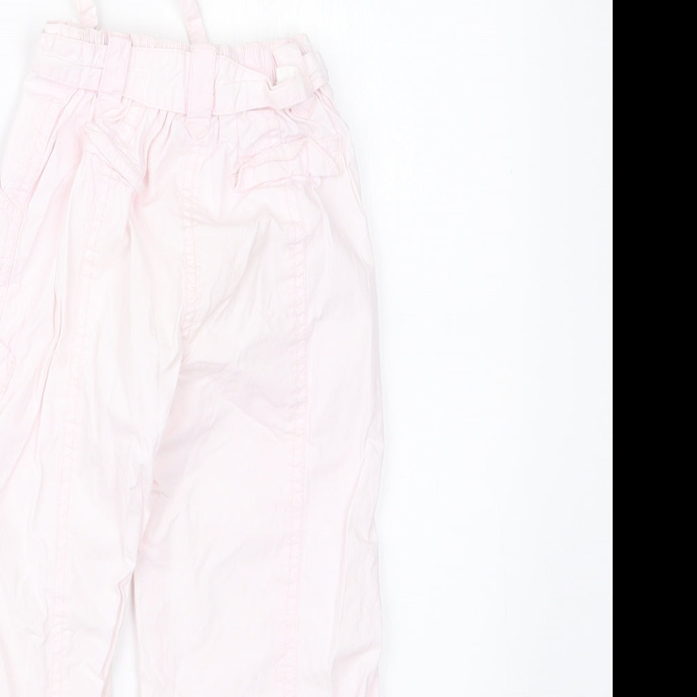 Matalan Girls Pink   Cargo Trousers Size 18-24 Months