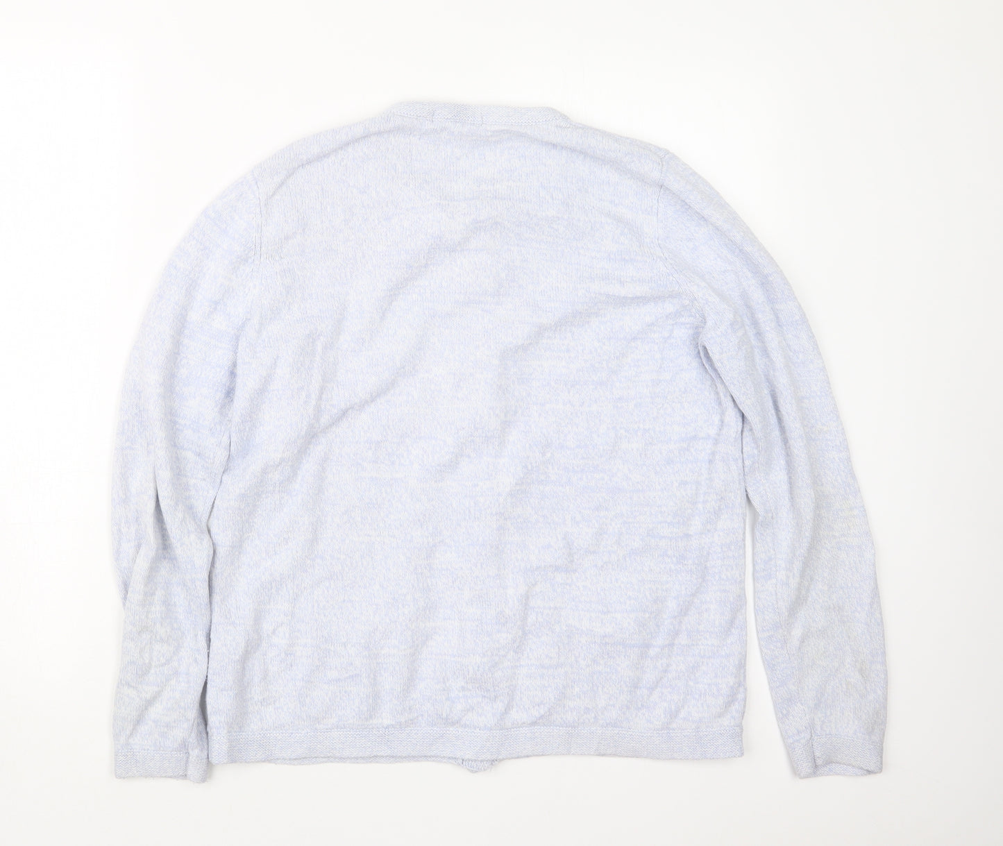 Marks and Spencer Womens Blue  Knit Cardigan Jumper Size 14