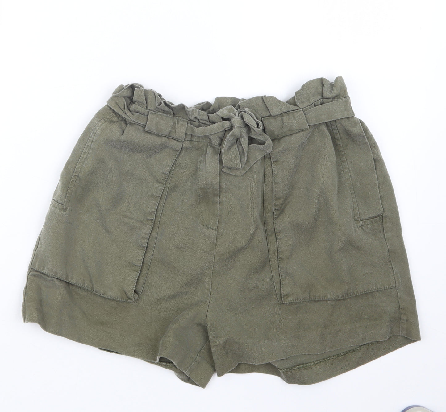 Concept Womens Green   Boyfriend Shorts Size 10