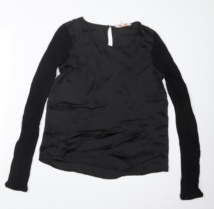 Clockhouse Womens Black Basic Blouse Size 8