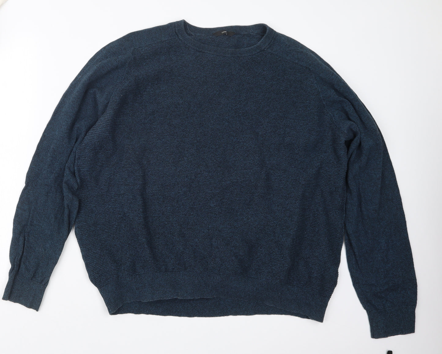 George Mens Blue  Knit Pullover Jumper Size 2XL