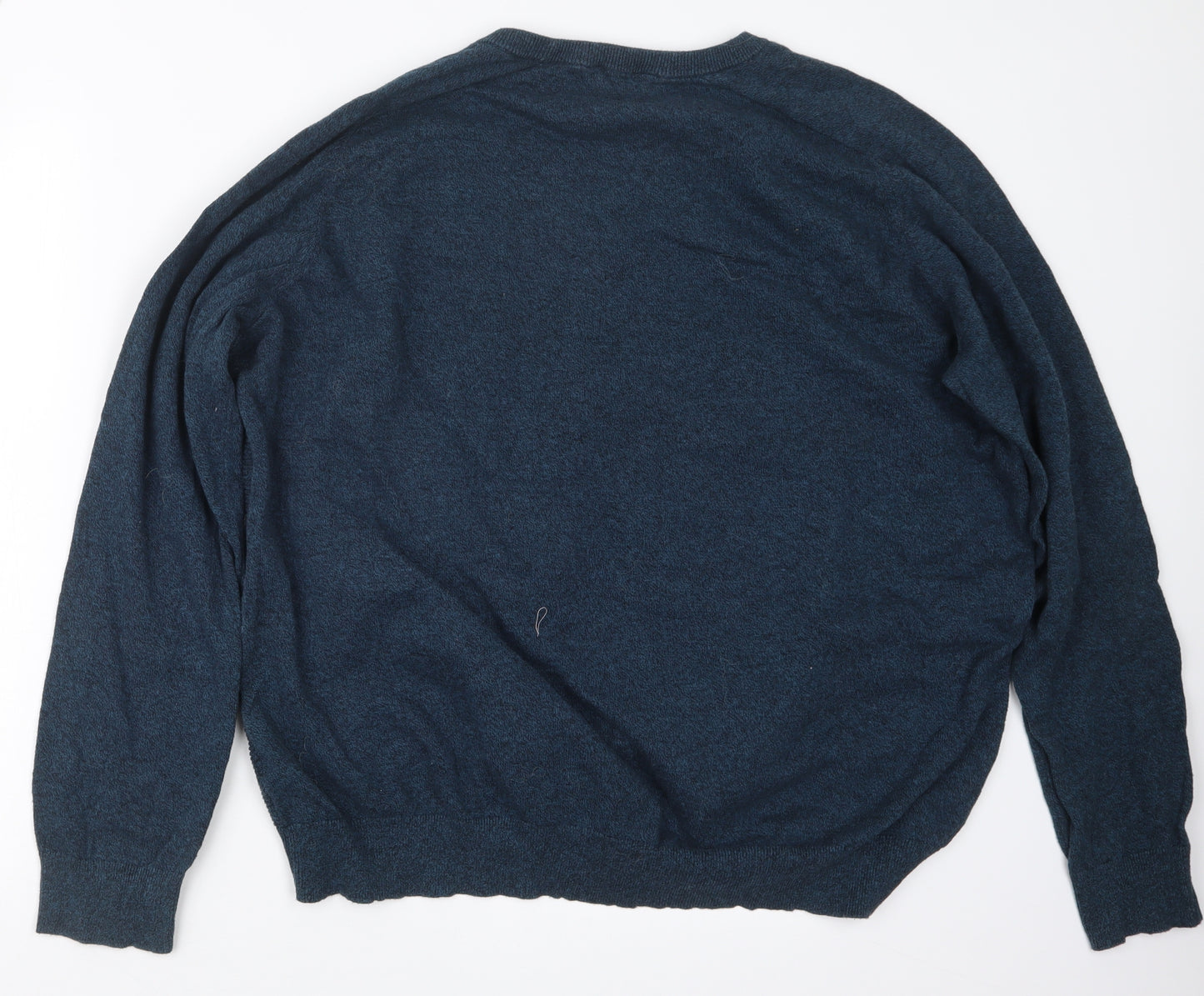 George Mens Blue  Knit Pullover Jumper Size 2XL