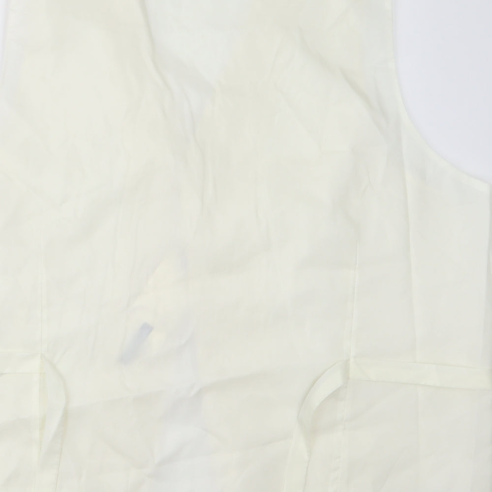 Marks and Spencer Mens Ivory    Waistcoat Size XL