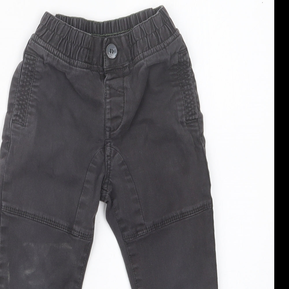 TU Boys Black  Denim Straight Jeans Size 2-3 Years