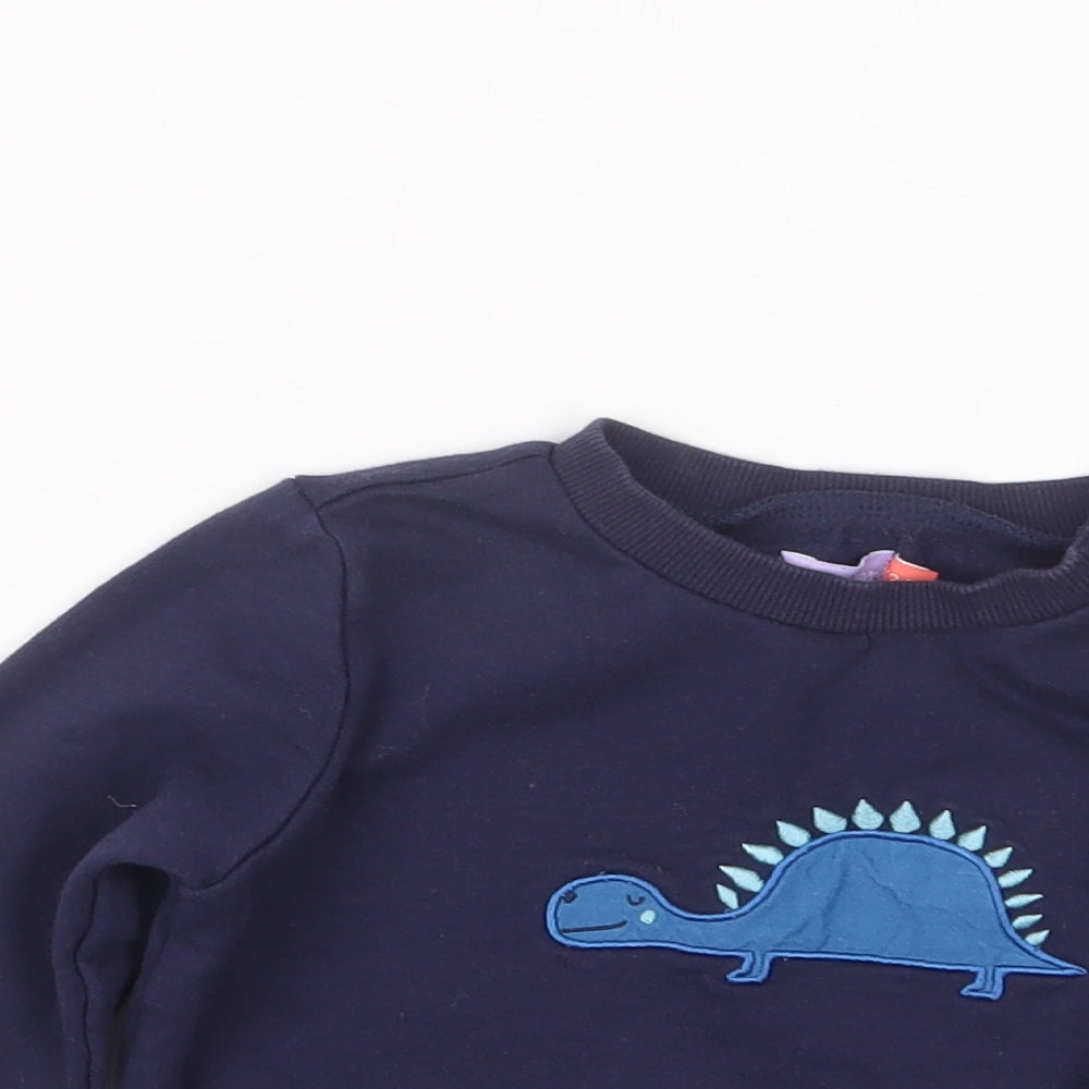 Lily & Dan Boys Blue   Pullover Jumper Size 12-18 Months