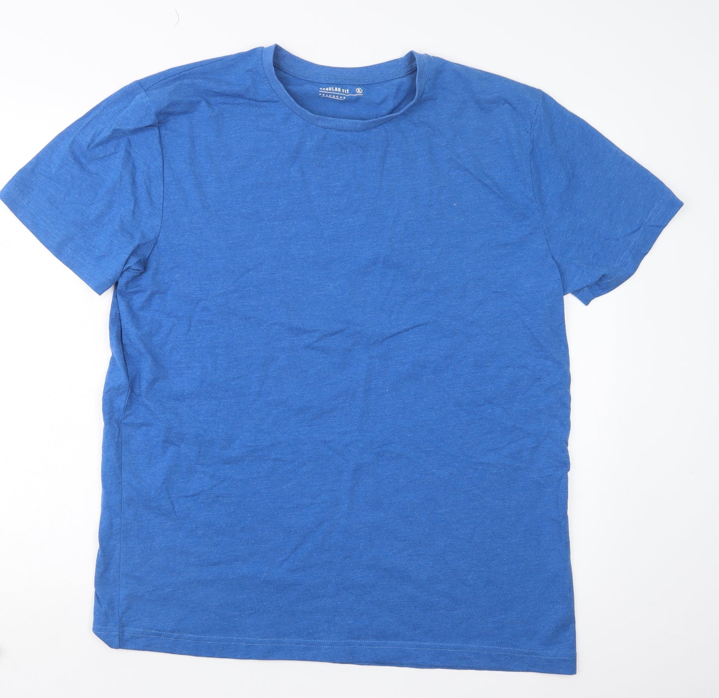 Peacocks Mens Blue    T-Shirt Size XL