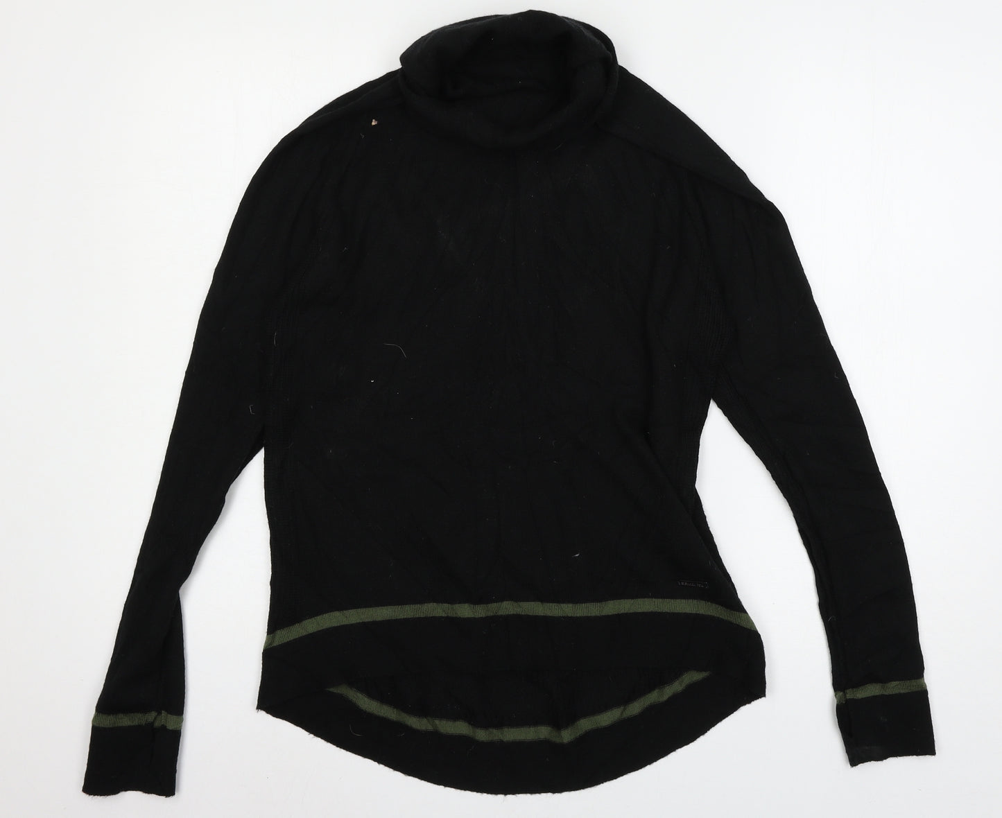Sweaty Betty Womens Black  Knit Pullover Jumper Size XS