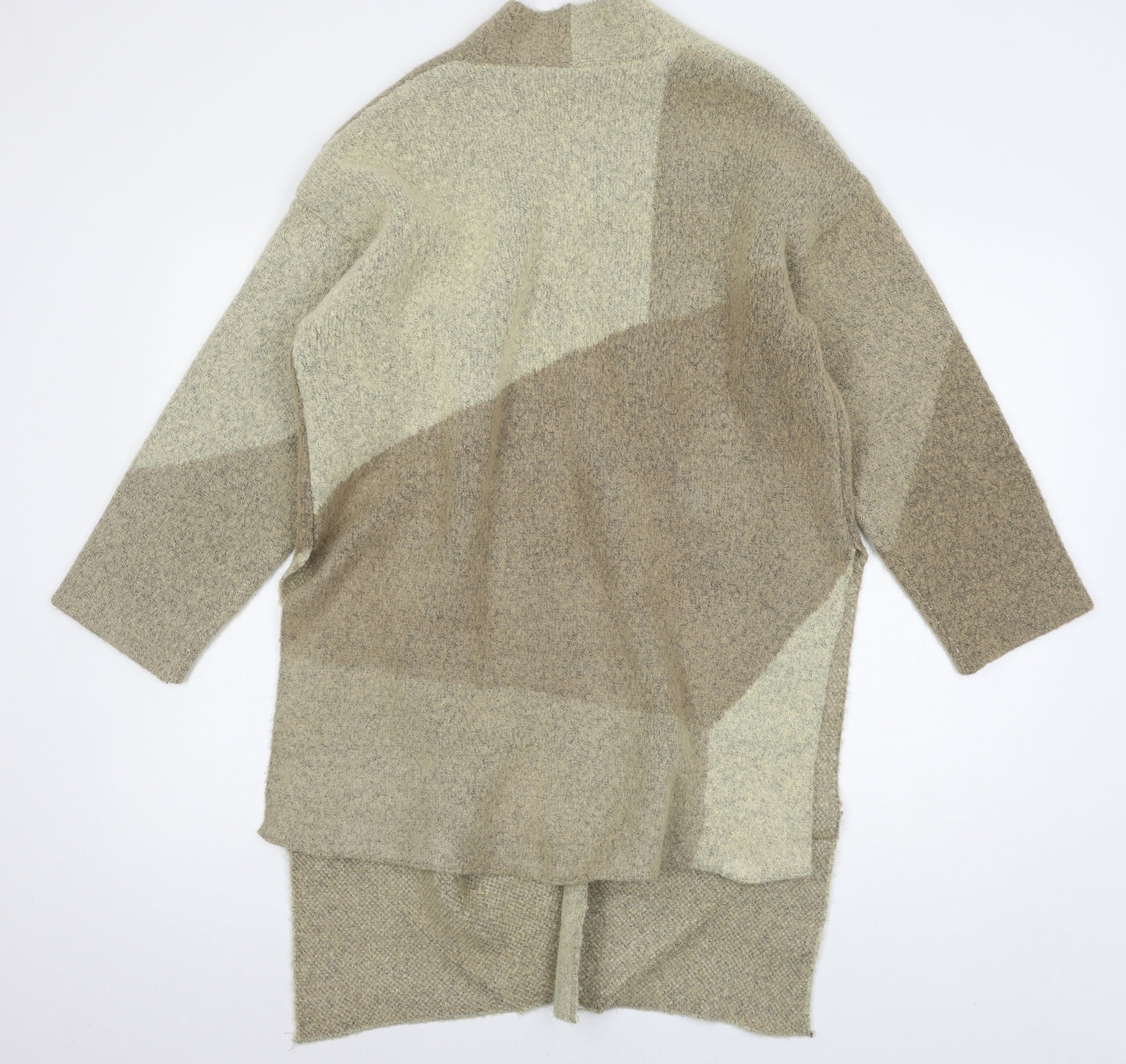 MarlaWynne Womens Beige  Knit Cardigan Jumper Size M