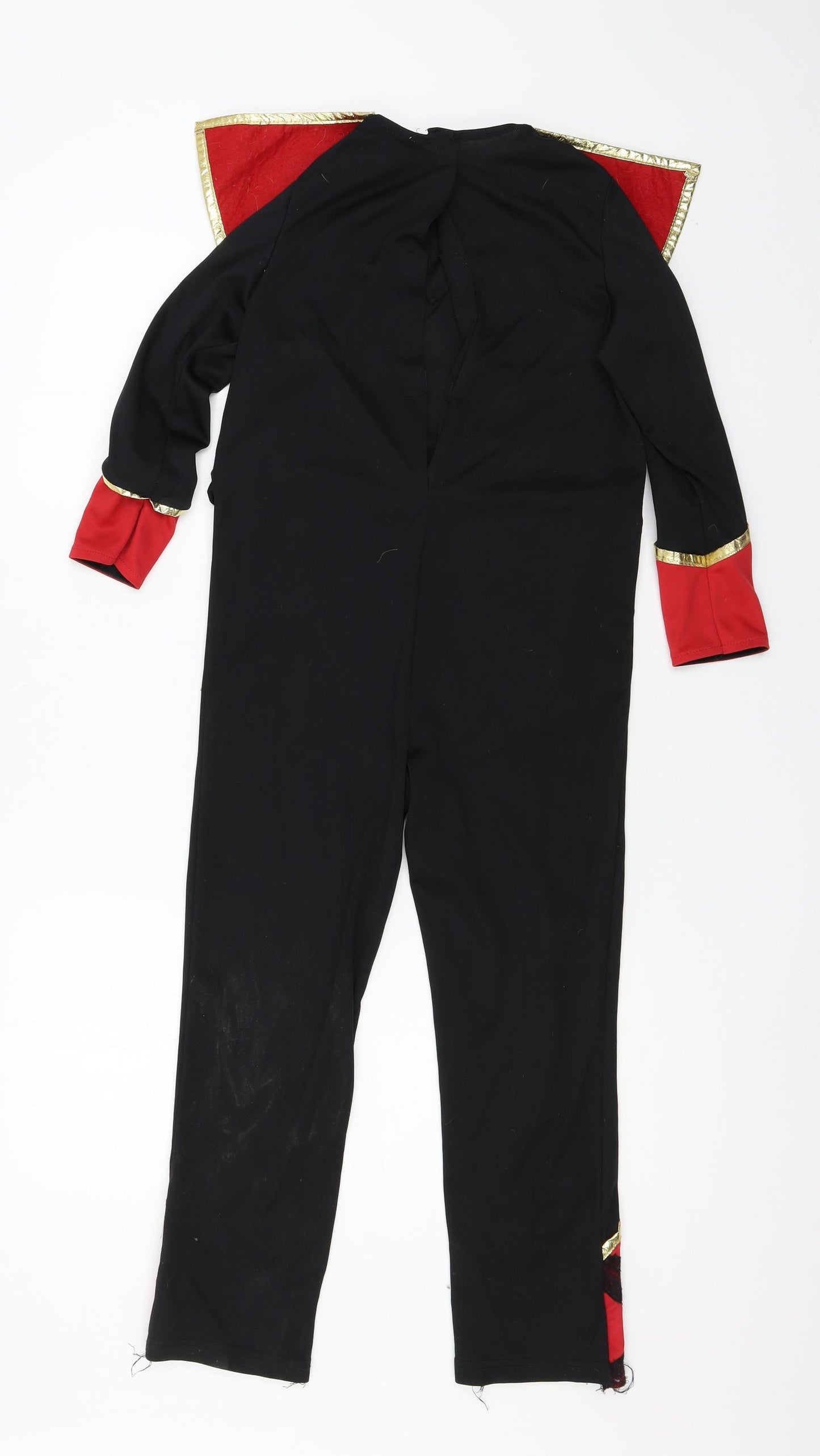 George Boys Black Solid Jersey  One Piece Size 7-8 Years  - Fancy Dress