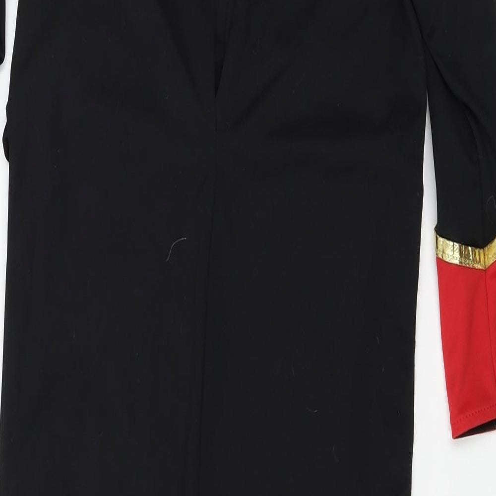 George Boys Black Solid Jersey  One Piece Size 7-8 Years  - Fancy Dress