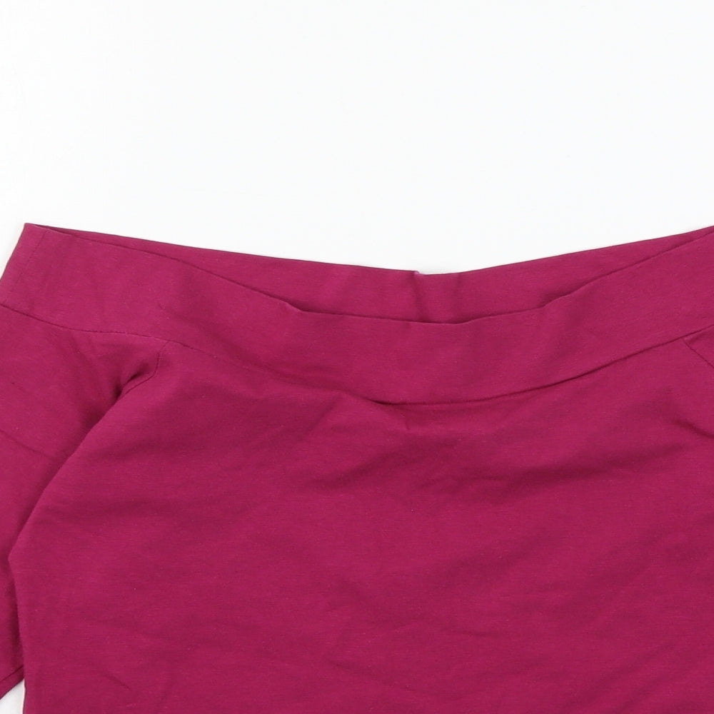 Atmosphere Womens Pink  Jersey Basic T-Shirt Size 12