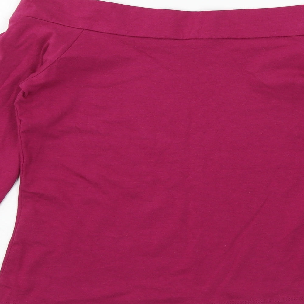 Atmosphere Womens Pink  Jersey Basic T-Shirt Size 12
