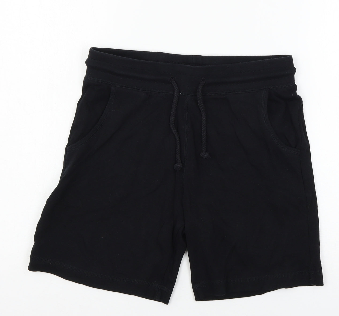 TU Womens Black  Jersey Compression Shorts Size 10